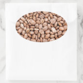 Sticker Ovale Haricots de pinto (Sac)