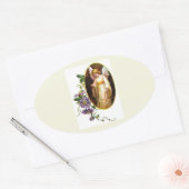 Sticker Ovale harpe (Enveloppe)