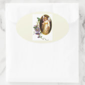 Sticker Ovale harpe (Sac)