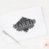 Sticker Ovale Harris l'avenir est féminin (Enveloppe)