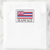 Sticker Ovale Hawaii (Sac)