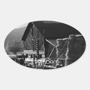 Sticker Ovale Hay Barn