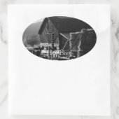 Sticker Ovale Hay Barn (Sac)