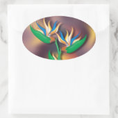 Sticker Ovale Héliconie (Sac)