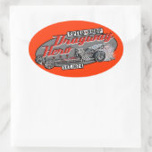 Sticker Ovale Héros de Dragway (Sac)