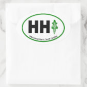 Sticker Ovale HHI Aligator Euro Oval (Sac)
