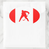 Sticker Ovale Hockey Canada (Sac)