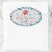 Sticker Ovale Holiday Christmas (Sac)