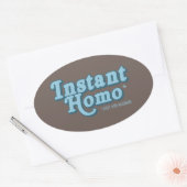 STICKER OVALE HOMO INSTANTANÉ (Enveloppe)