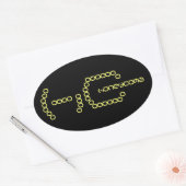 Sticker Ovale honeycoma (Enveloppe)