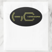 Sticker Ovale honeycoma (Sac)