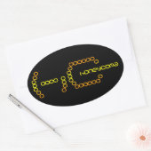 Sticker Ovale honeycoma (Enveloppe)