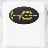 Sticker Ovale honeycoma (Sac)