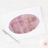 Sticker Ovale Hope Mermaid Par Renee L. Lavoie (Enveloppe)