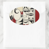 Sticker Ovale Hopi Pottery 01 (Sac)