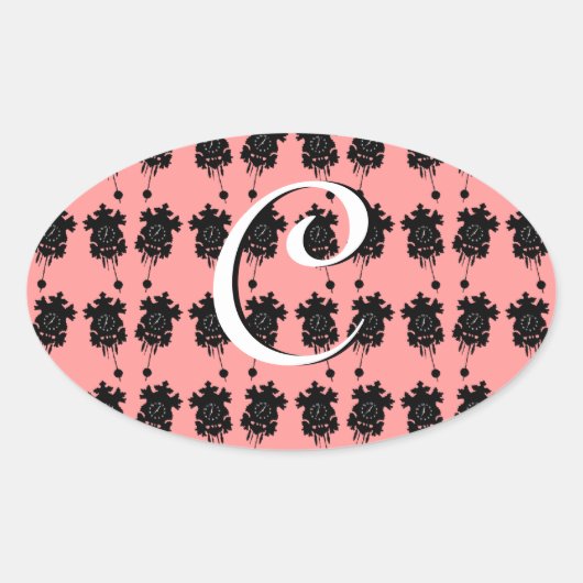 Sticker Ovale Horloges Cukoo (Devant)