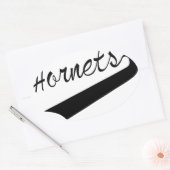 Sticker Ovale Hornets (Enveloppe)
