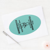 Sticker ovale hors-la-loi Flugelhorns (Enveloppe)