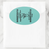 Sticker ovale hors-la-loi Flugelhorns (Sac)