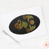 Sticker Ovale Houou ryuu (Enveloppe)