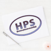 STICKER OVALE HPS (Enveloppe)