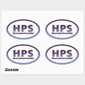 STICKER OVALE HPS (Feuille)