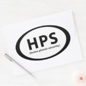 STICKER OVALE HPS (Enveloppe)
