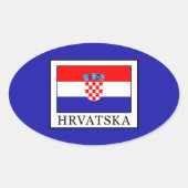 Sticker Ovale Hrvatska (Devant)