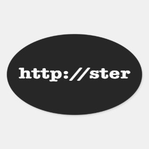 Sticker Ovale http://ster / code html