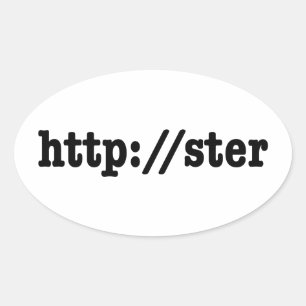 Sticker Ovale http://ster / code html