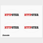 STICKER OVALE HTTPSTER (Feuille)