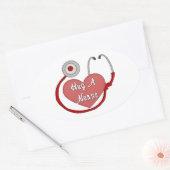 Sticker Ovale Hug A (Enveloppe)