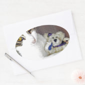Sticker Ovale Huile d'ours (Enveloppe)