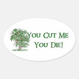 Sticker Ovale Humour jour des terres