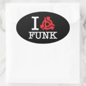 Sticker Ovale I 45 Adaptateur Funk (Sac)