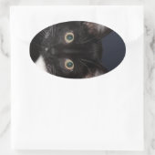 STICKER OVALE I LUV KATZ (Sac)