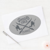 Sticker Ovale Icône Film Gundabad Orcs (Enveloppe)