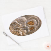 Sticker Ovale Icône orthodoxe (Enveloppe)