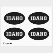 Sticker Ovale Idaho (Feuille)