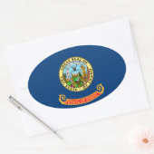 Sticker Ovale Idaho (Enveloppe)
