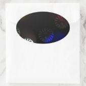 Sticker Ovale Imager cystal coloré (Sac)