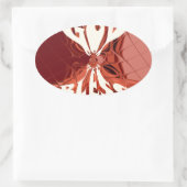 Sticker Ovale Impression d'art Dieu béni (Sac)