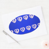 Sticker Ovale Impression d'art Hakuna Matata (Enveloppe)