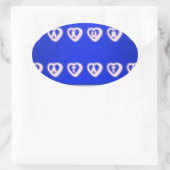 Sticker Ovale Impression d'art Hakuna Matata (Sac)