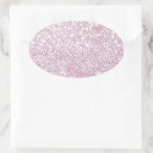 Sticker Ovale Imprimer la photo de la Parties scintillant Abstra (Sac)