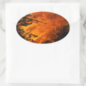 Sticker Ovale Incendie (Sac)