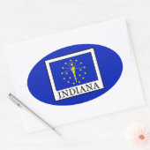 Sticker Ovale Indiana (Enveloppe)