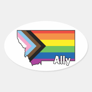 Sticker Ovale Indicateur d'avancement d'Ally MT