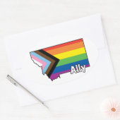 Sticker Ovale Indicateur d'avancement d'Ally MT (Enveloppe)