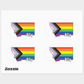 Sticker Ovale Indicateur d'avancement d'Ally MT (Feuille)